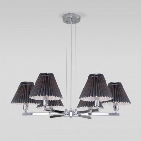 Подвесная люстра Eurosvet Peony 60136/6 хром/графит в Югорске - yugorsk.mebel24.online | фото 2