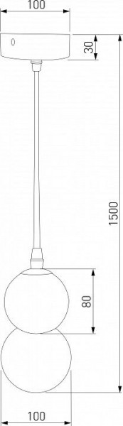 Подвесная люстра Eurosvet Polar 50250/1 LED серый в Югорске - yugorsk.mebel24.online | фото 3