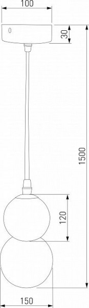 Подвесная люстра Eurosvet Polar 50251/1 LED белый в Югорске - yugorsk.mebel24.online | фото 3