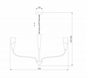 Подвесная люстра Eurosvet Rhyton 60167/8 никель в Югорске - yugorsk.mebel24.online | фото 6