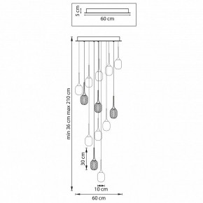 Подвесная люстра Lightstar Acrile 738131 в Югорске - yugorsk.mebel24.online | фото 7