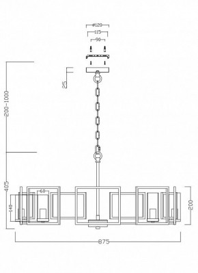 Подвесная люстра Maytoni Bowi H009PL-08G в Югорске - yugorsk.mebel24.online | фото 4