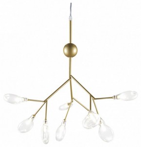 Подвесная люстра Natali Kovaltseva GRACE ll GRACE 75554/9С GOLD SATIN в Югорске - yugorsk.mebel24.online | фото