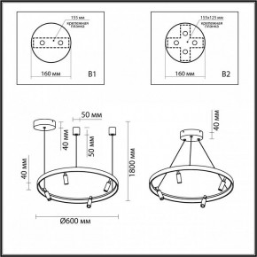 Подвесная люстра Odeon Light Fonda 4317/58L в Югорске - yugorsk.mebel24.online | фото 6