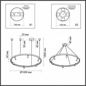 Подвесная люстра Odeon Light Fonda 4317/93L в Югорске - yugorsk.mebel24.online | фото 6