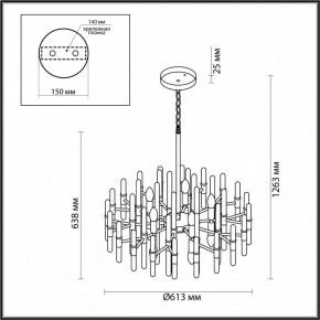 Подвесная люстра Odeon Light Stika 4988/10 в Югорске - yugorsk.mebel24.online | фото 7