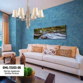Подвесная люстра Omnilux Porlezza OML-72203-06 в Югорске - yugorsk.mebel24.online | фото 8