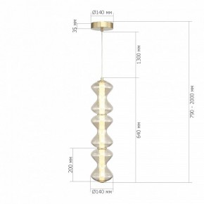 Подвесная люстра ST-Luce SPINE SL6136.213.01 в Югорске - yugorsk.mebel24.online | фото 4