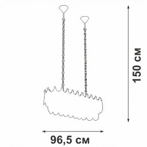 Подвесная люстра Vitaluce V58120 V58120-8/11 в Югорске - yugorsk.mebel24.online | фото 3
