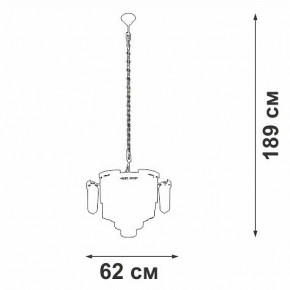 Подвесная люстра Vitaluce V58370 V58370-8/13 в Югорске - yugorsk.mebel24.online | фото 3
