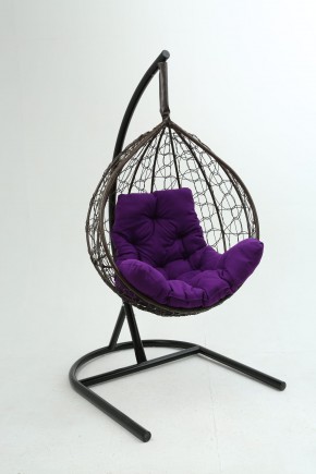 Подвесное кресло Бароло (коричневый/фиолетовый) в Югорске - yugorsk.mebel24.online | фото