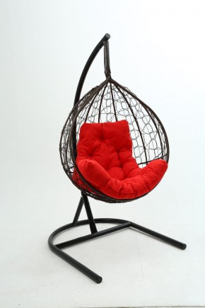 Подвесное кресло Бароло (коричневый/красный) в Югорске - yugorsk.mebel24.online | фото