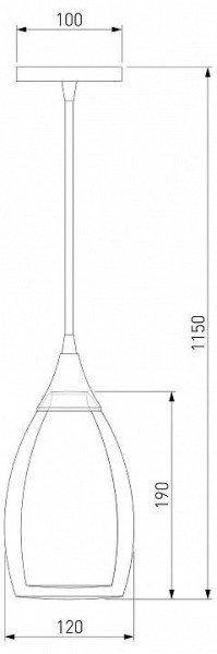 Подвесной светильник Eurosvet Cosmic 50085/1 золото в Югорске - yugorsk.mebel24.online | фото 5