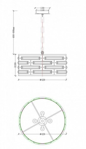 Подвесной светильник Maytoni Frontera MOD067PL-04CH в Югорске - yugorsk.mebel24.online | фото 4