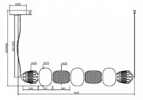 Подвесной светильник Maytoni Pattern MOD267PL-L42G3K в Югорске - yugorsk.mebel24.online | фото 4