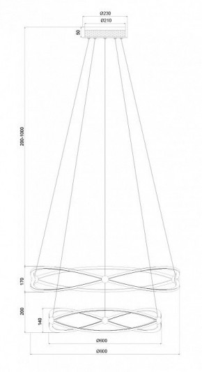 Подвесной светильник Maytoni Weave MOD062PL-L103CH3K в Югорске - yugorsk.mebel24.online | фото 9