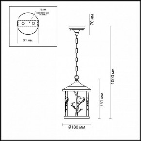 Подвесной светильник Odeon Light Cuita 4963/1 в Югорске - yugorsk.mebel24.online | фото 6
