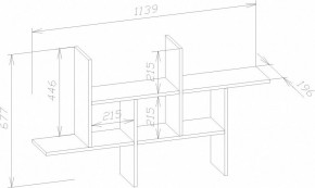 Полка навесная ПК-6 в Югорске - yugorsk.mebel24.online | фото 4