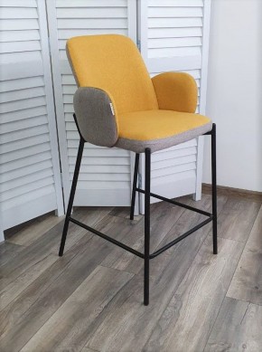 Полубарный стул NYX (H=65cm) VF106 желтый / VF120 серый М-City в Югорске - yugorsk.mebel24.online | фото 2