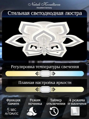 Потолочная люстра Natali Kovaltseva Cascade LED LAMPS 81158 в Югорске - yugorsk.mebel24.online | фото 7