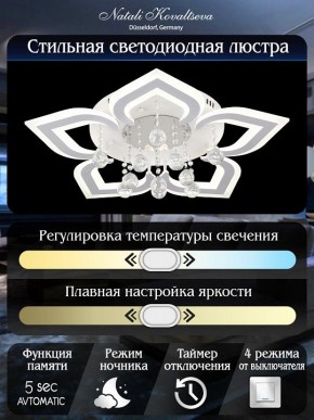 Потолочная люстра Natali Kovaltseva Cascade LED LAMPS 81159 в Югорске - yugorsk.mebel24.online | фото 7