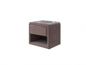 PROxSON Тумба Cube (Ткань: Велюр Shaggy Chocolate) 52x41 в Югорске - yugorsk.mebel24.online | фото 1