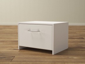 PROxSON Тумба Varna (ЛДСП Белая+экокожа Белый/Белый) 51x40 в Югорске - yugorsk.mebel24.online | фото