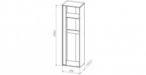 ЛИНДА-2 Шкаф 1-о дверный для одежды (ЛНД.02) в Югорске - yugorsk.mebel24.online | фото 2