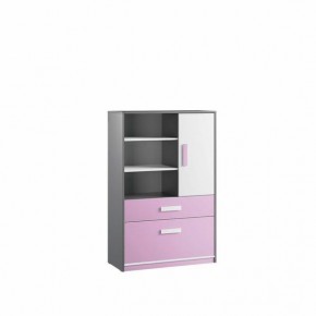 Шкаф книжный Кэнди КШ-2 Лаванда в Югорске - yugorsk.mebel24.online | фото