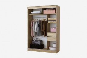 Шкаф-купе Бабочка 1.5 серия Альянс (дуб сонома) в Югорске - yugorsk.mebel24.online | фото 2