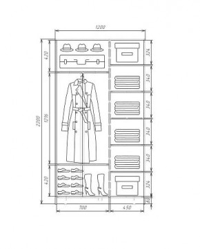 Шкаф-купе ХИТ 22-4-12-55 (420) в Югорске - yugorsk.mebel24.online | фото 5
