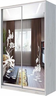 Шкаф-купе ХИТ 24-14-66 ЦАПЛИ в Югорске - yugorsk.mebel24.online | фото