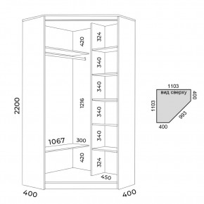 Шкаф-купе ХИТ-У-22-4-11 в Югорске - yugorsk.mebel24.online | фото 2