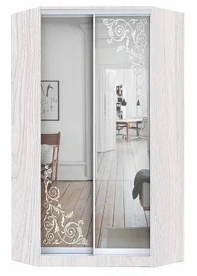 Шкаф-купе ХИТ-У-L-24-64-66 ОРНАМЕНТ в Югорске - yugorsk.mebel24.online | фото