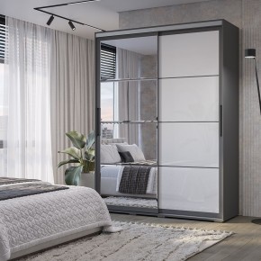 Шкаф-купе Крафт-6 1.6 м ШКК-06 (графит) в Югорске - yugorsk.mebel24.online | фото