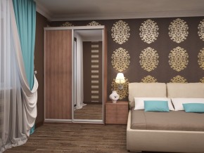 Шкаф-купе Ксения 1600 ЛДСП+Зеркало (ЛДСП 1 кат.) в Югорске - yugorsk.mebel24.online | фото 1