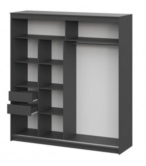Шкаф-купе ШКП 3 МАКС (2000) Графит серый в Югорске - yugorsk.mebel24.online | фото 3