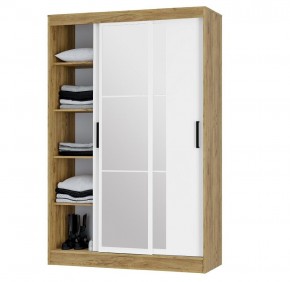 Шкаф-купе Тайм ШКК-03 (крафт/белый) в Югорске - yugorsk.mebel24.online | фото 3