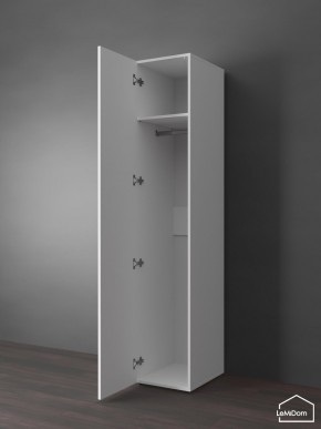 Шкаф Linnea MHR-1PO 2050х400х510 (Белый-М 11.1.2) в Югорске - yugorsk.mebel24.online | фото 4