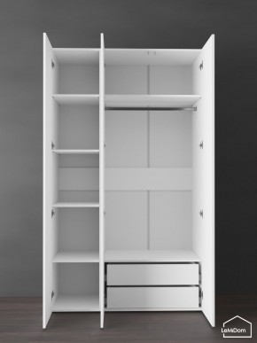 Шкаф Linnea MHR-3PO-2 2050х1200х510 (Белый-М 11.1.2) в Югорске - yugorsk.mebel24.online | фото 6