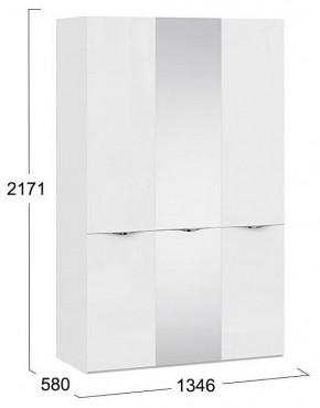 Шкаф платяной Глосс СМ-319.07.432 в Югорске - yugorsk.mebel24.online | фото 4