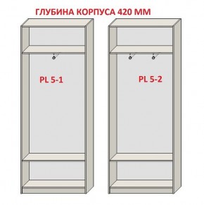 Шкаф распашной серия «ЗЕВС» (PL3/С1/PL2) в Югорске - yugorsk.mebel24.online | фото 8