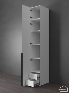 Шкаф с антресолью Linnea MHR-1A-4 2450х400х510 (Белый-М 11.1.2) в Югорске - yugorsk.mebel24.online | фото 5