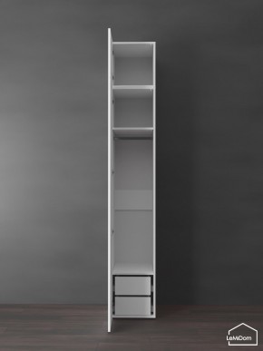 Шкаф с антресолью Linnea MHR-1POA-3 2450х400х510 (Белый-М 11.1.2) в Югорске - yugorsk.mebel24.online | фото 5
