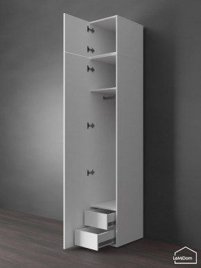 Шкаф с антресолью Linnea MHR-1POA-3 2450х400х510 (Белый-М 11.1.2) в Югорске - yugorsk.mebel24.online | фото 6