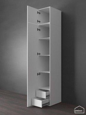 Шкаф с антресолью Linnea MHR-1POA-4 2450х400х510 (Белый-М 11.1.2) в Югорске - yugorsk.mebel24.online | фото 5