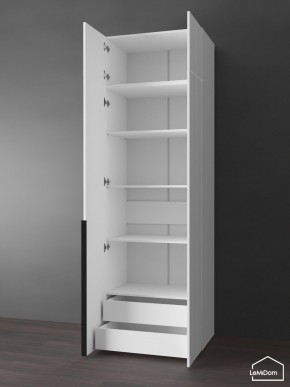 Шкаф с антресолью Linnea MHR-2A-4 2450х800х510 (Белый-М 11.1.2) в Югорске - yugorsk.mebel24.online | фото 5