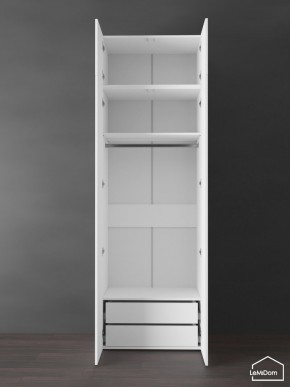 Шкаф с антресолью Linnea MHR-2POA-3 2450х800х510 (Белый-М 11.1.2) в Югорске - yugorsk.mebel24.online | фото 5