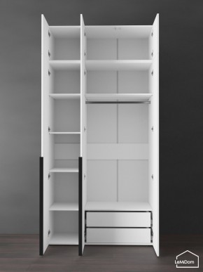 Шкаф с антресолью Linnea MHR-3A-2 2450х1200х510 (Белый-М 11.1.1) в Югорске - yugorsk.mebel24.online | фото 6
