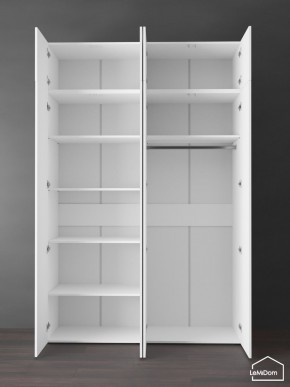 Шкаф с антресолью Linnea MHR-4POA-1 2450х1600х510 (Белый-М 11.1.2) в Югорске - yugorsk.mebel24.online | фото 4